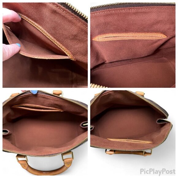 Louis Vuitton Monogram Alma PM Brown Canvas Handbag - Picture 7 of 16